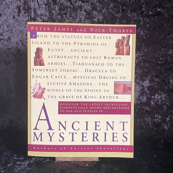 Ancient Mysteries by Peter James and Nick Thorpe | 1999 | Vintage Anthropology - Picture 1 of 11